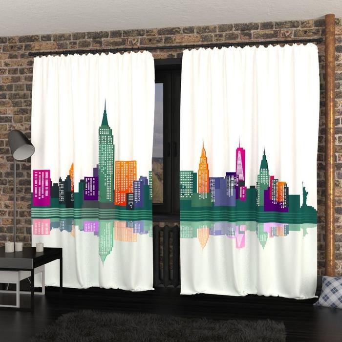 Фотошторы «Красочный Нью Йорк», размер 145х260 см, блэкаут
Фотошторы «Красочный Нью Йорк», размер 145х260 см, блэкаут