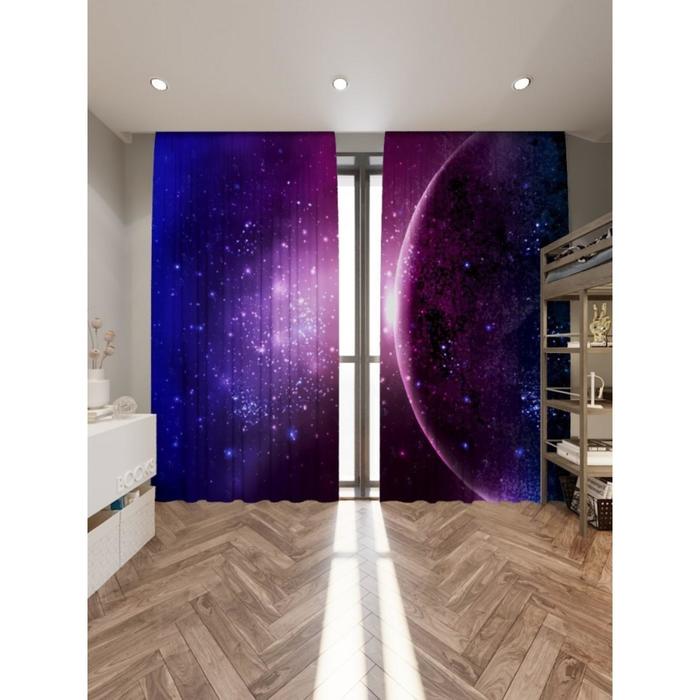 Фотошторы «Планета в глубоком космосе», размер 145х260 см, блэкаут
Фотошторы «Планета в глубоком космосе», размер 145х260 см, блэкаут