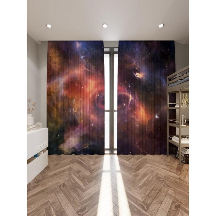 Фотошторы «Энергия космоса», размер 145х260 см, блэкаут 
Фотошторы «Энергия космоса», размер 145х260 см, блэкаут