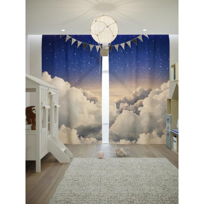 Фотошторы «Облака и звезды», размер 145х260 см, блэкаут
Фотошторы «Облака и звезды», размер 145х260 см, блэкаут