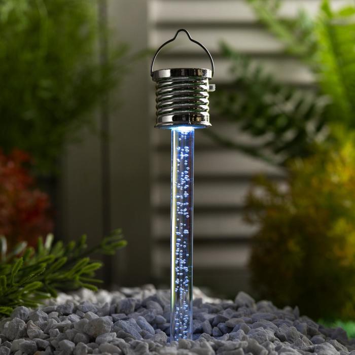 Фонарь садовый на солнечной батарее "Сосулька пузырьки", 17,5 см, d=3 см, 1 led, акрил, RGB
Фонарь садовый на солнечной батарее "Сосулька пузырьки", 17,5 см, d=3 см, 1 led, акрил, RGB