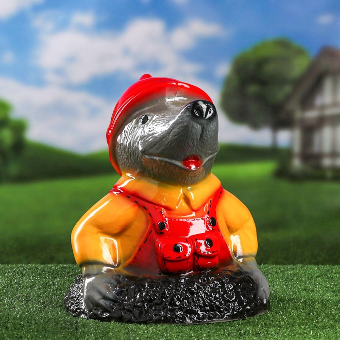 Садовая фигура "Крот", керамика, 28х30х33 см, микс
Садовая фигура "Крот", керамика, 28х30х33 см, микс