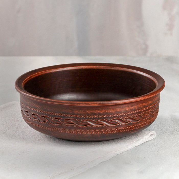 Салатник без крышки, декор, красная глина, 1 л, микс
Салатник без крышки, декор, красная глина, 1 л, микс