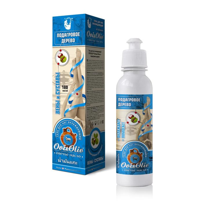 Гель для ног охлаждающий OvisOlio подагровое дерево, 180 мл
Гель для ног охлаждающий OvisOlio подагровое дерево, 180 мл