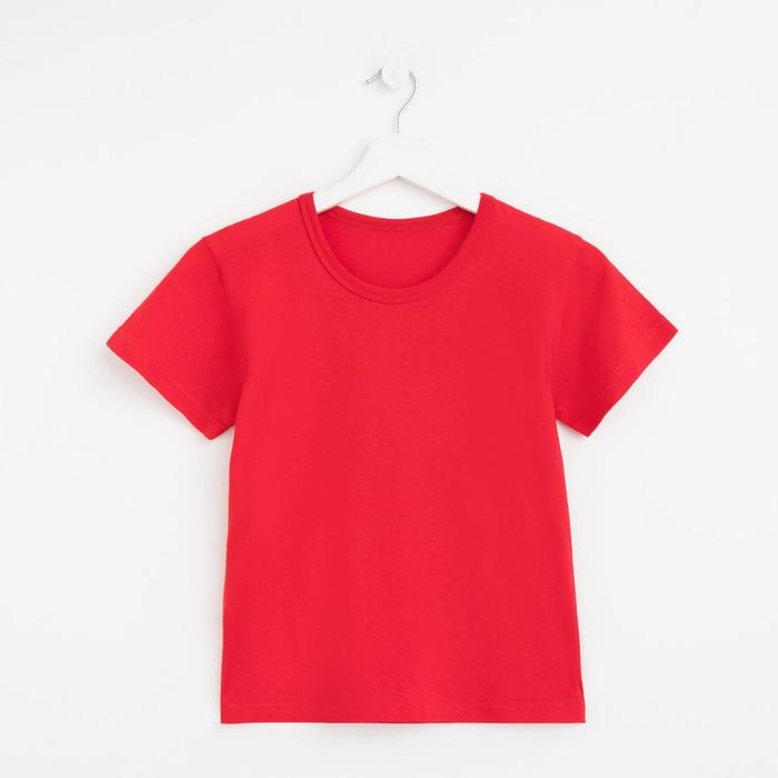 Футболка женская однотонная, цвет красный, размер 48
Футболка женская однотонная, цвет красный, размер 48