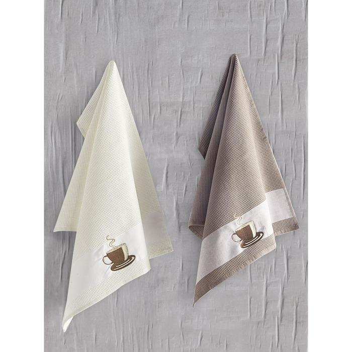 фото Кухонное полотенце fram, размер 45x65 см - 2 шт karna