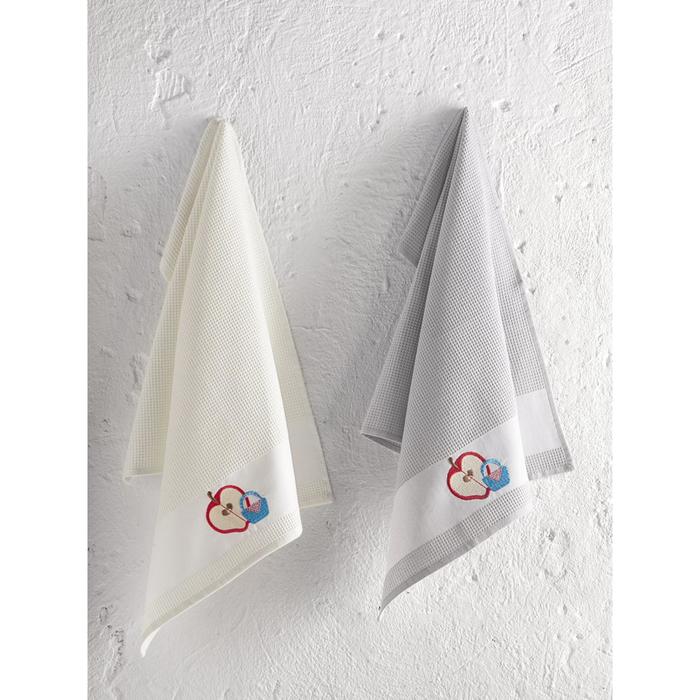 Кухонное полотенце Panier, размер 45x65 см - 2 шт, цвет серый
Кухонное полотенце Panier, размер 45x65 см - 2 шт, цвет серый