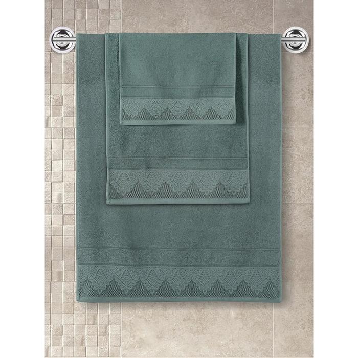 Полотенце махровое Siesta, размер 40x60 см, цвет зелёный
Полотенце махровое Siesta, размер 40x60 см, цвет зелёный