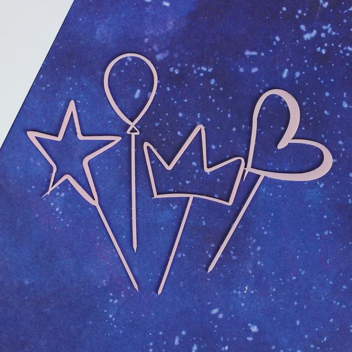 Украшение для торта «Праздник», цвета МИКС
Украшение для торта «Праздник», цвета МИКС