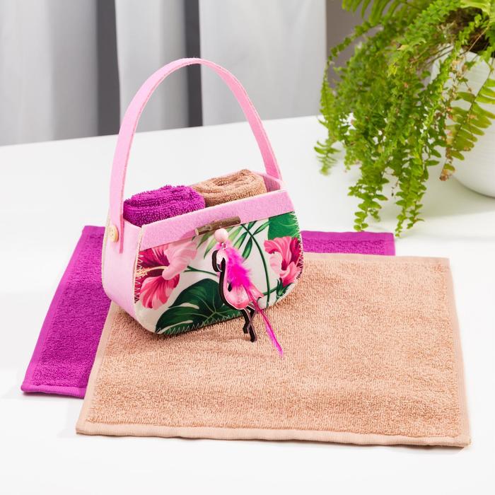 Набор полотенец в корзинке Экономь и Я "Тропики" 30х30 см-2 шт, 100% хл, 340 гр/м2
Набор полотенец в корзинке Экономь и Я "Тропики" 30х30 см-2 шт, 100% хл, 340 гр/м2