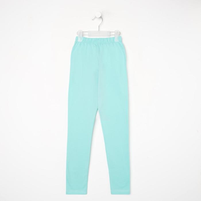 Леггинсы для девочки, цвет ментол, рост 152 см
Леггинсы для девочки, цвет ментол, рост 152 см