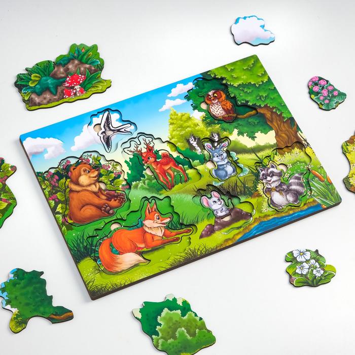 Пазл-сортер "А где же звери Серия "лес"
Пазл-сортер "А где же звери Серия "лес"