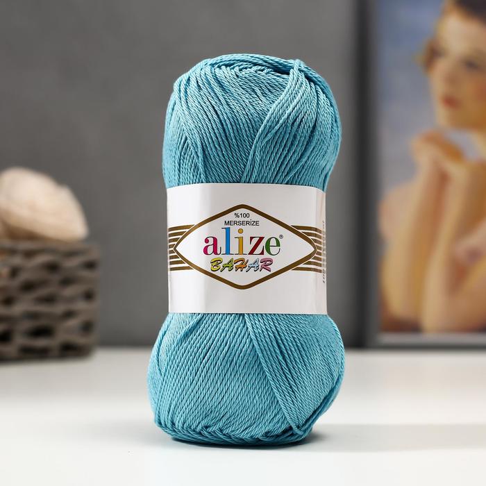 Пряжа "Bahar" 100% мерсеризованный хлопок 260м/100гр (128 св.бирюза)
Пряжа "Bahar" 100% мерсеризованный хлопок 260м/100гр (128 св.бирюза)