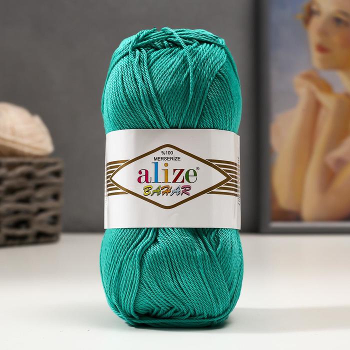 Пряжа "Bahar" 100% мерсеризованный хлопок 260м/100гр (610 зелёная бирюза)
Пряжа "Bahar" 100% мерсеризованный хлопок 260м/100гр (610 зелёная бирюза)