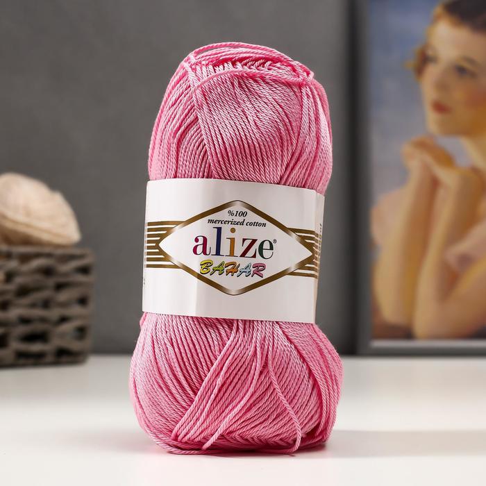 Пряжа "Bahar" 100% мерсеризованный хлопок 260м/100гр (98 розовый)
Пряжа "Bahar" 100% мерсеризованный хлопок 260м/100гр (98 розовый)