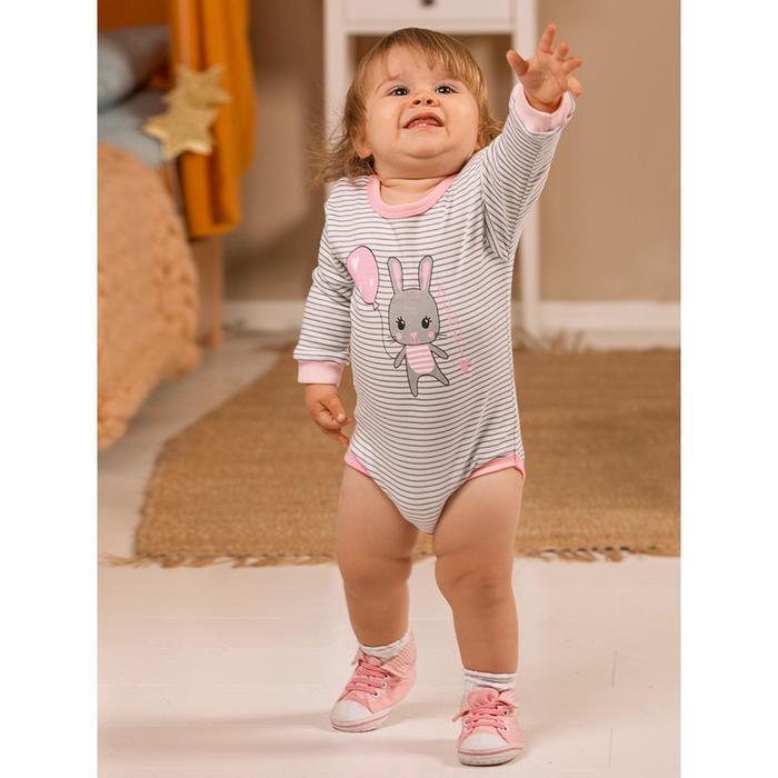 Боди с длинным рукавом «Милашка» для девочки, рост 68 см
Боди с длинным рукавом «Милашка» для девочки, рост 68 см