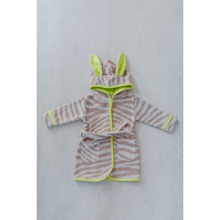 Халат махровый «Зайка», рост 92 см
Халат махровый «Зайка», рост 92 см