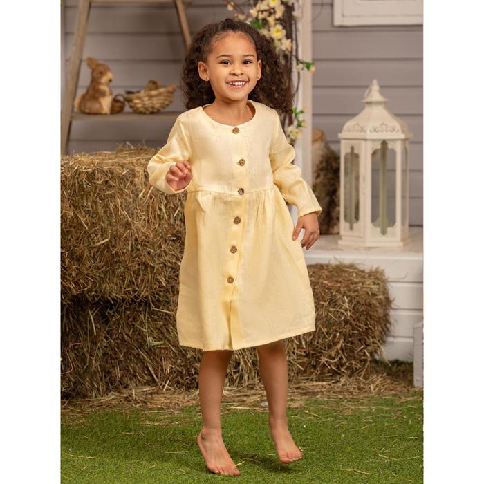 Платье «Лён», рост 116 см
Платье «Лён», рост 116 см