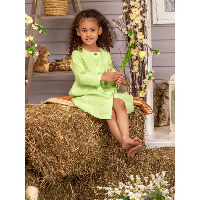 Платье «Лён», рост 110 см
Платье «Лён», рост 110 см