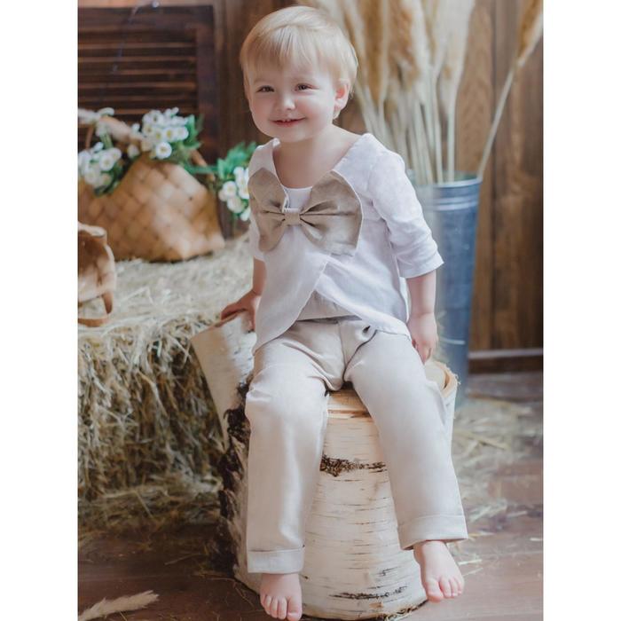 Блуза с бантом «Лён», рост 86 см
Блуза с бантом «Лён», рост 86 см