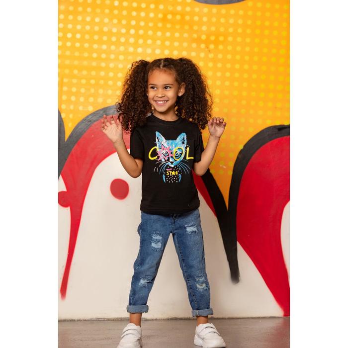 Футболка для девочек Cool cat, рост 104 см
Футболка для девочек Cool cat, рост 104 см