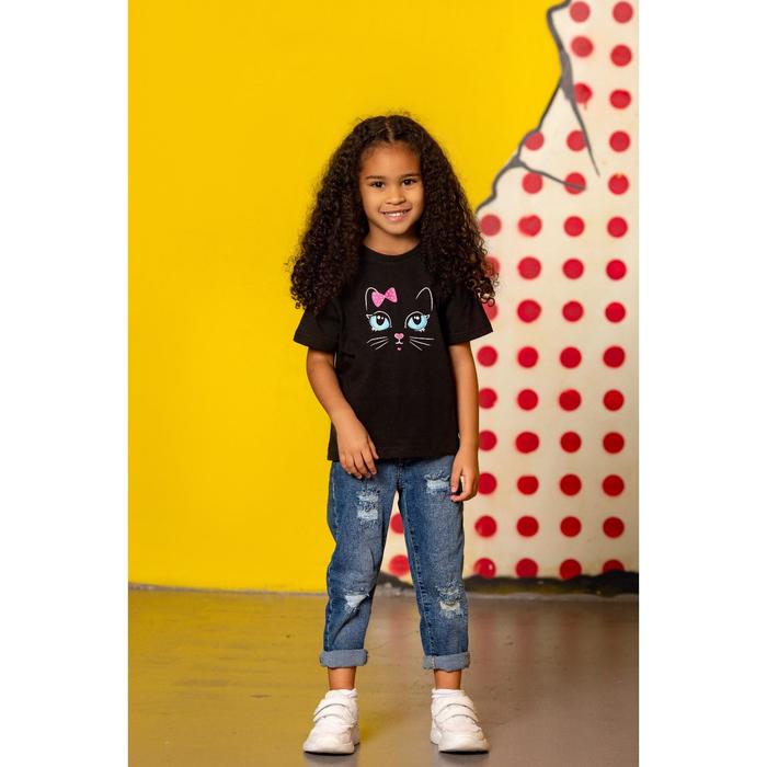Футболка для девочек «Кот», рост 104 см
Футболка для девочек «Кот», рост 104 см