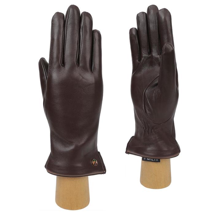 Перчатки женские натуральная кожа (Размер 8) коричневый/бежевый 
Перчатки женские натуральная кожа (Размер 8) коричневый/бежевый