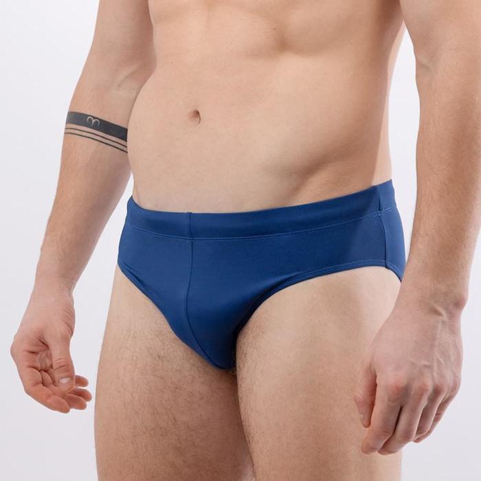 фото Плавки купальные мужские, цвет джинсовый, размер 50 (l) mark formelle