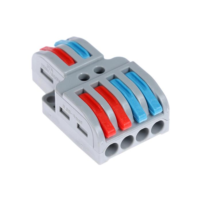 Клемма электрическая проходная Luazon Lighting, 32А, 0,08-4 мм2, фаза/ноль, 2/4, наб. 3 ш.
Клемма электрическая проходная Luazon Lighting, 32А, 0,08-4 мм2, фаза/ноль, 2/4, наб. 3 ш.