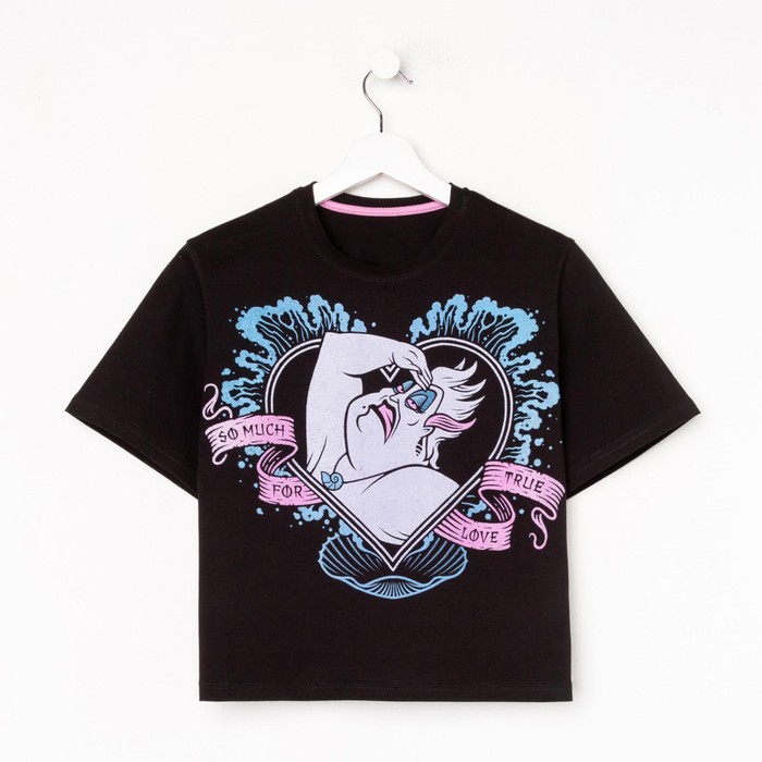 Футболка укороченная «Урсула» Злодейки, цвет чёрный
Футболка укороченная «Урсула» Злодейки, цвет чёрный