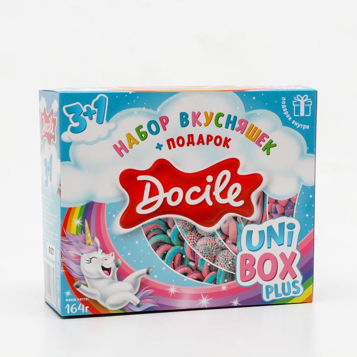 фото Набор кондитерских изделий uni box plus, 164 г docile