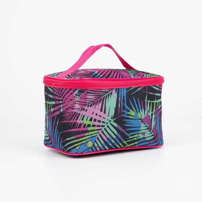 Косметичка-сундучок, отдел на молнии, цвет разноцветный, «Пальмы»
Косметичка-сундучок, отдел на молнии, цвет разноцветный, «Пальмы»