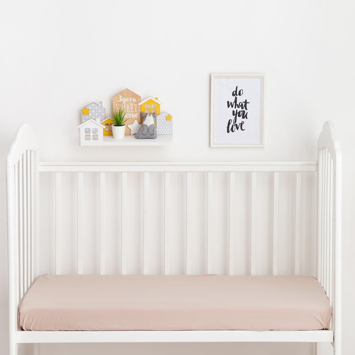 Простыня на резинке "Крошка Я", 60*120+20 см, бежевый
Простыня на резинке "Крошка Я", 60*120+20 см, бежевый