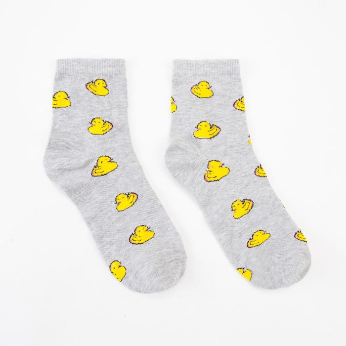 Носки женские «Уточкие» цвет серый, размер 23-25
Носки женские «Уточкие» цвет серый, размер 23-25