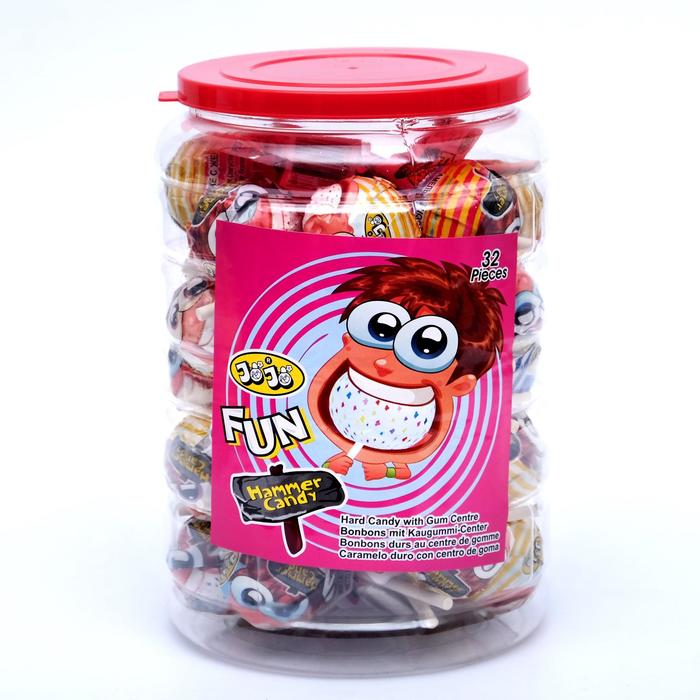 Карамель леденцовая на палочке Hammer Candy с жевательной резинкой, 40 г
Карамель леденцовая на палочке Hammer Candy с жевательной резинкой, 40 г