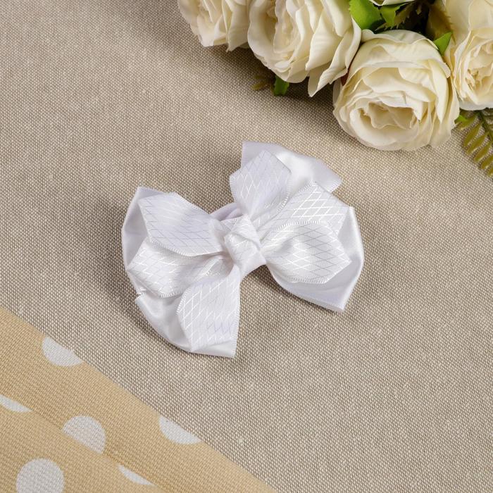 Бант для девочек с резинкой "Алтэйа" 10 см, белый
Бант для девочек с резинкой "Алтэйа" 10 см, белый