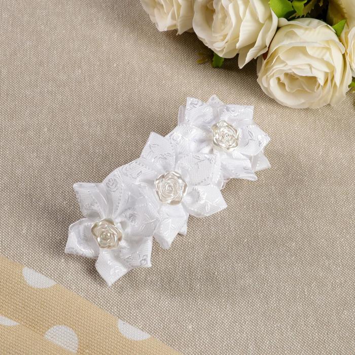 Украшение на голову "Элен", белая 
Украшение на голову "Элен", белая