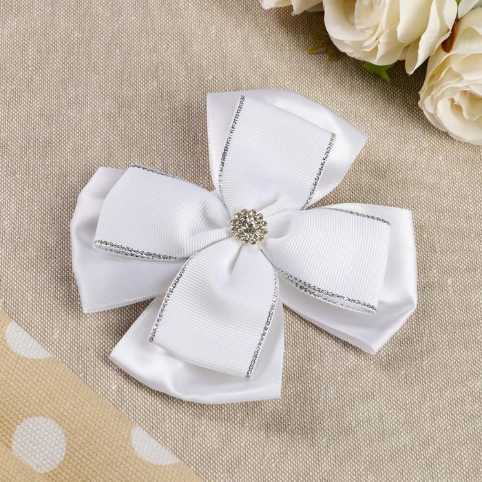 Бант для девочек с резинкой "Виола", 12 см, белый
Бант для девочек с резинкой "Виола", 12 см, белый