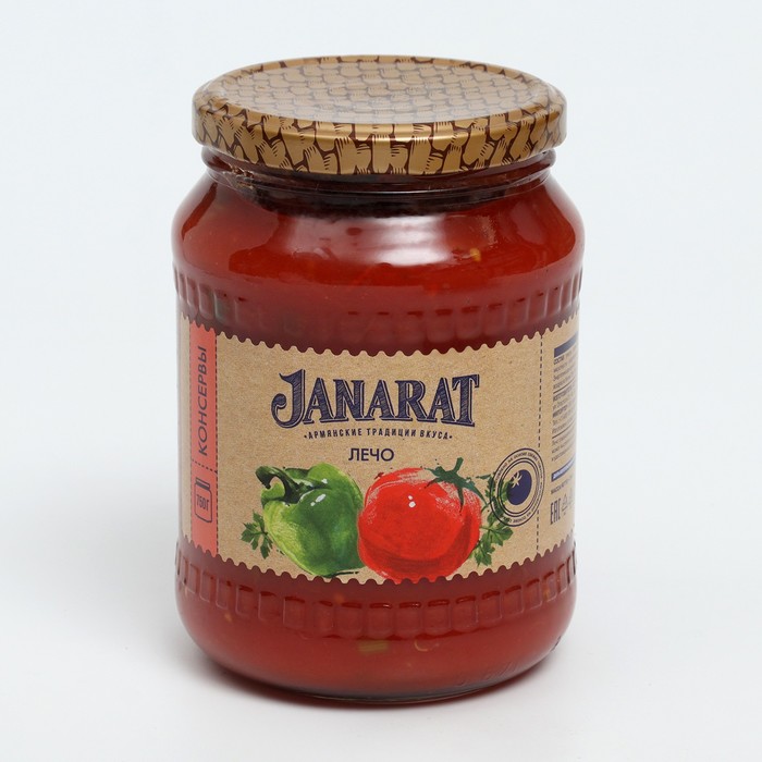 Лечо Janarat, 750 г
Лечо Janarat, 750 г
