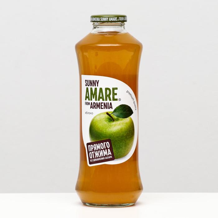 Яблочный сок прямого отжима SUNNY AMARE, без сахара, 750 мл
Яблочный сок прямого отжима SUNNY AMARE, без сахара, 750 мл