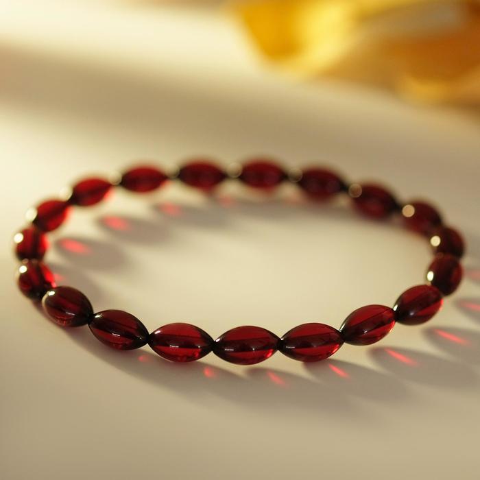 Браслет "Янтарь" сливка, цвет вишнёвый ,d=7,3см
Браслет "Янтарь" сливка, цвет вишнёвый ,d=7,3см