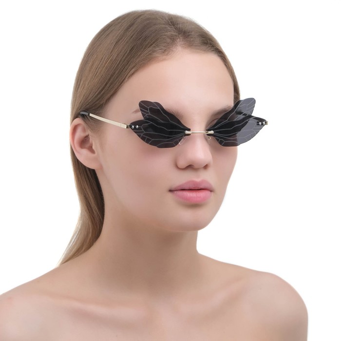 Очки солнцезащитные "Стрекоза", линза 4.3х6 см, ширина 15 см, дужка 14.6 см
Очки солнцезащитные "Стрекоза", линза 4.3х6 см, ширина 15 см, дужка 14.6 см