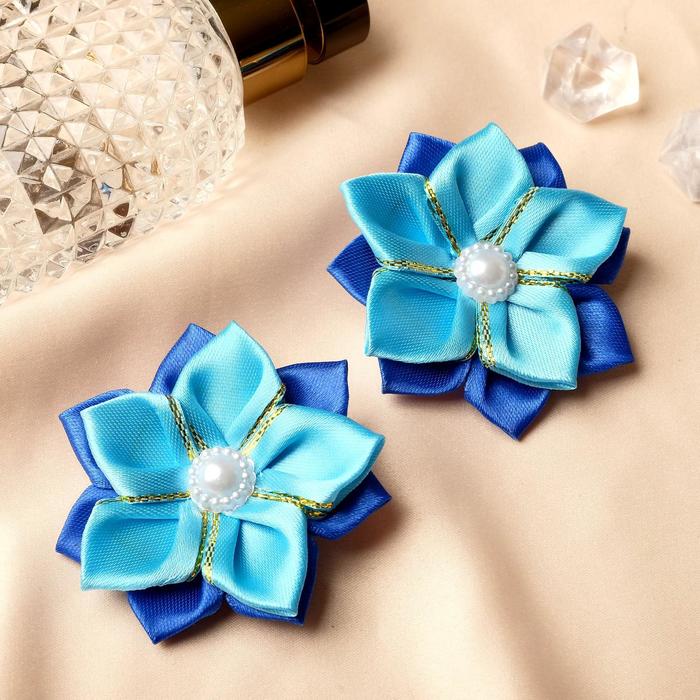 Резинка для волос "Цветочек" (цена за пару) сине-голубой
Резинка для волос "Цветочек" (цена за пару) сине-голубой