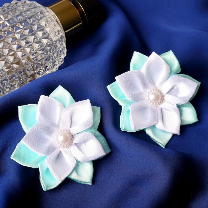 Резинка для волос "Цветочек" (цена за пару) мятный с белым
Резинка для волос "Цветочек" (цена за пару) мятный с белым