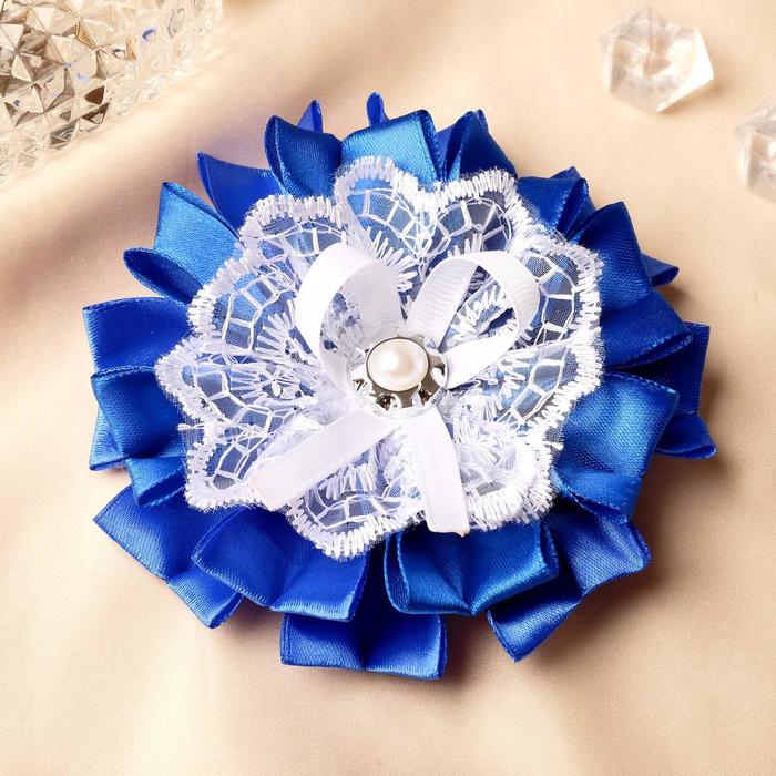 Резинка для волос "Школьница" бантик с бусинкой, бело-синий
Резинка для волос "Школьница" бантик с бусинкой, бело-синий