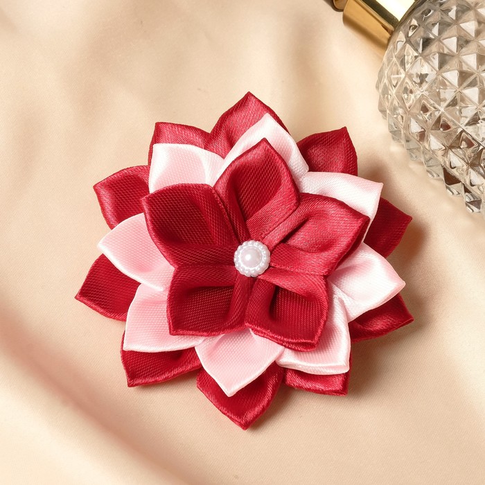 Резинка для волос "Цветок" трёхслойный, бордовый
Резинка для волос "Цветок" трёхслойный, бордовый