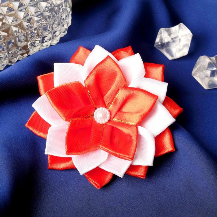 Резинка для волос "Цветок" трёхслойный, красный
Резинка для волос "Цветок" трёхслойный, красный