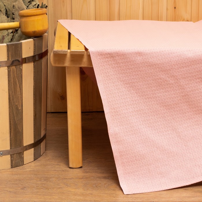 Простыня вафельная для бани Экономь и Я 150х180 см, цв. пудра, 200 гр/м2, 100% хл
Простыня вафельная для бани Экономь и Я 150х180 см, цв. пудра, 200 гр/м2, 100% хл