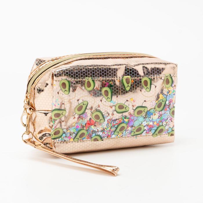 Косметичка на молнии, цвет золотистый
Косметичка на молнии, цвет золотистый