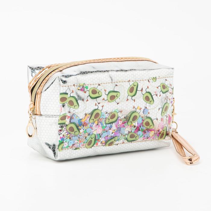 Косметичка на молнии, цвет серебристый
Косметичка на молнии, цвет серебристый